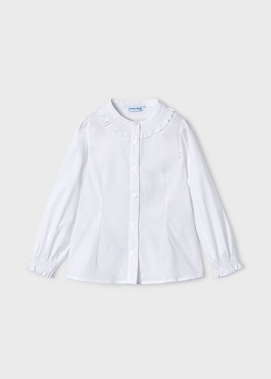 Blusa punto smock niña