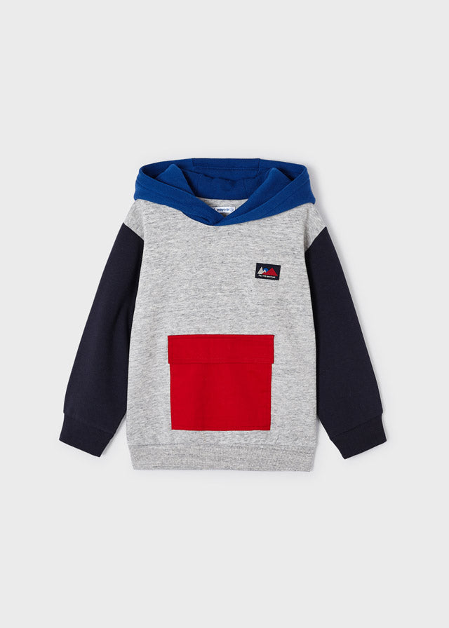 Sudadera combinada niño