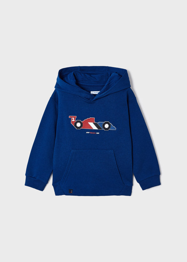 Sudadera aplique engomado niño