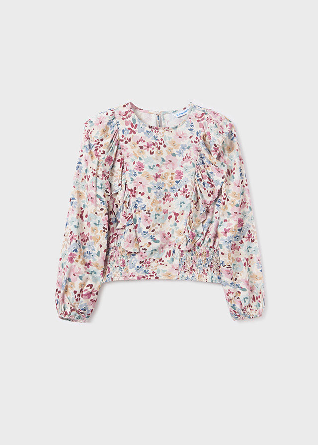 Blusa estampada chica