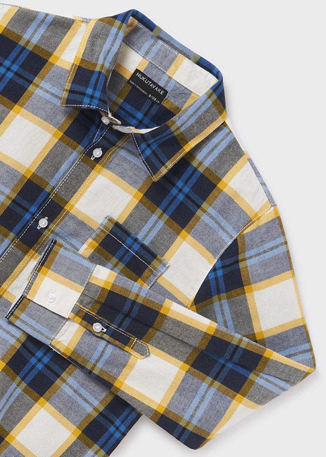 Camisa cuadros Better Cotton chico