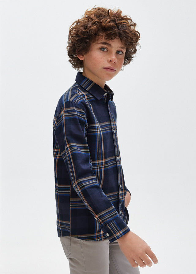 Camisa cuadros viella Better Cotton chico