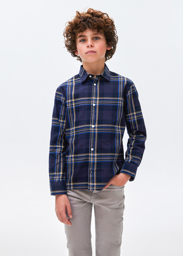 Camisa cuadros viella Better Cotton chico