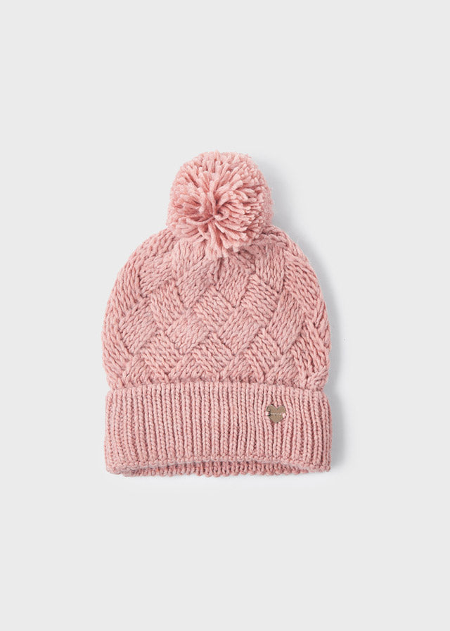 Gorro pompón niña