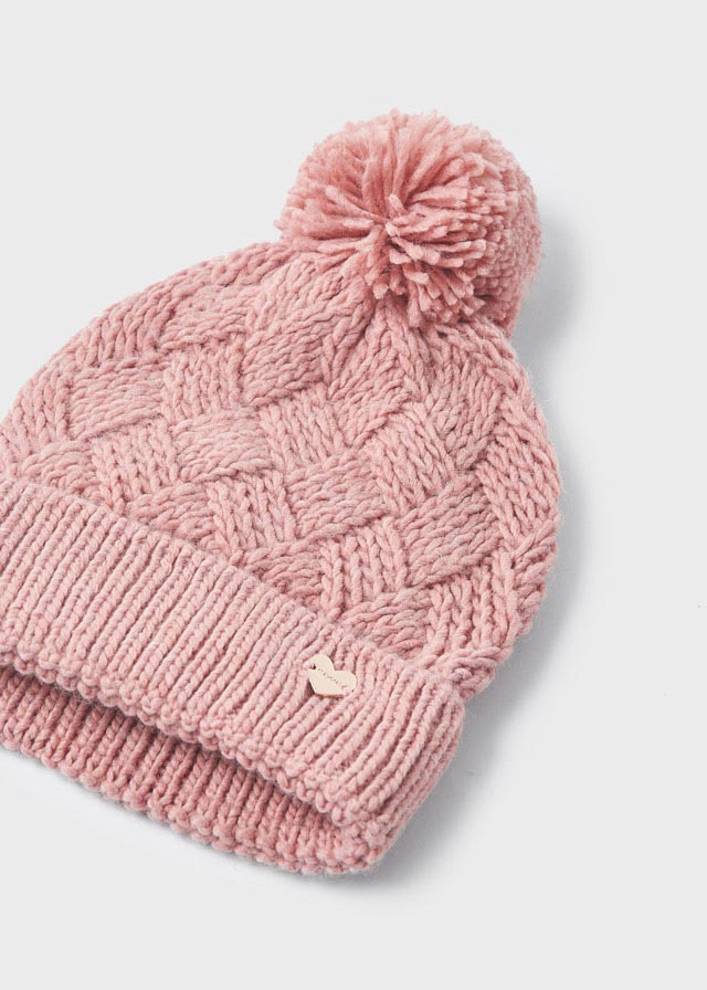 Gorro pompón niña