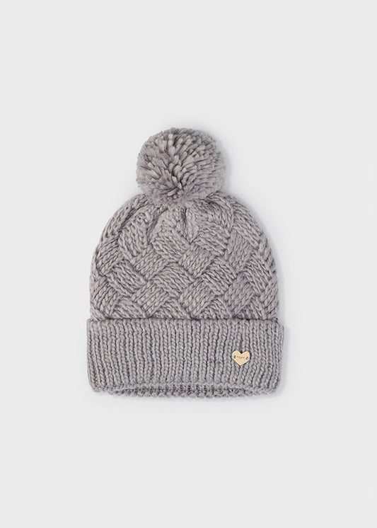 Gorro pompón niña