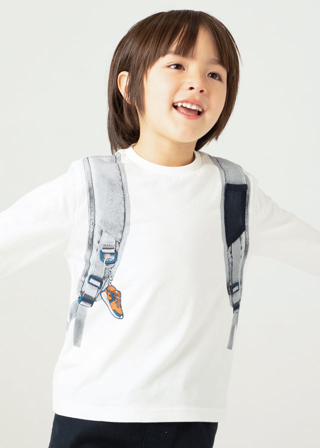 Playera mochila niño