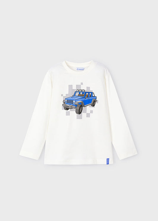 Playera coche niño