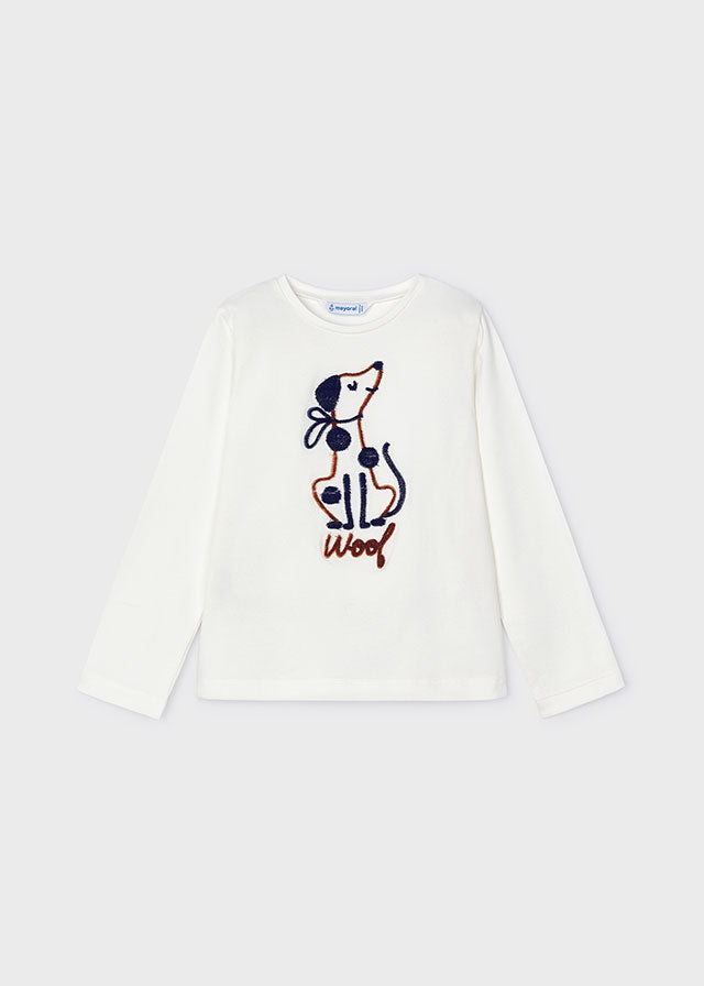 Playera perro niña