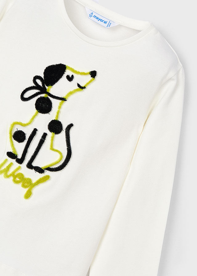 Playera perro niña