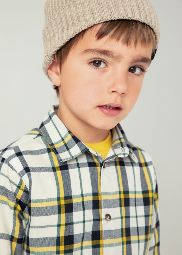 Camisa a cuadros niño