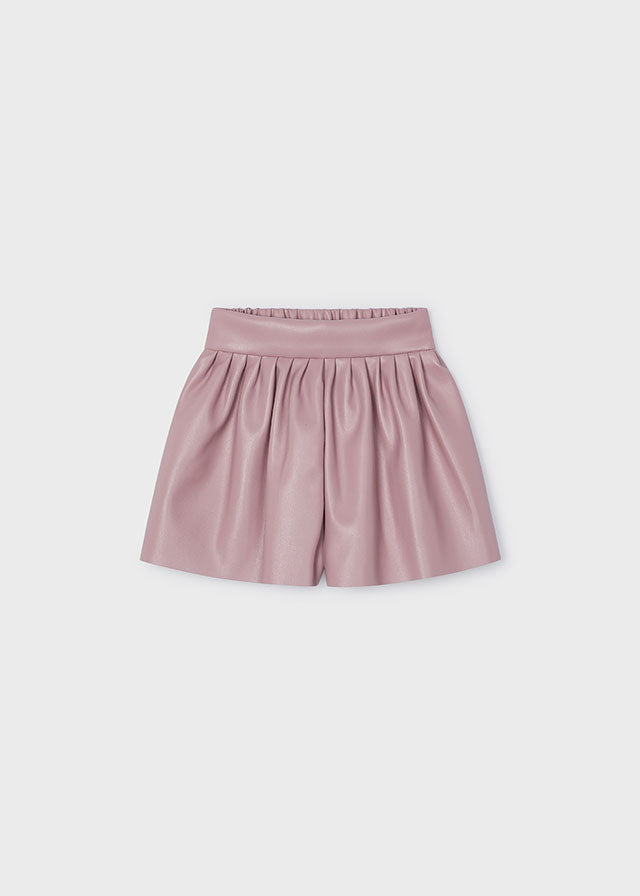 Falda-short polipiel niña