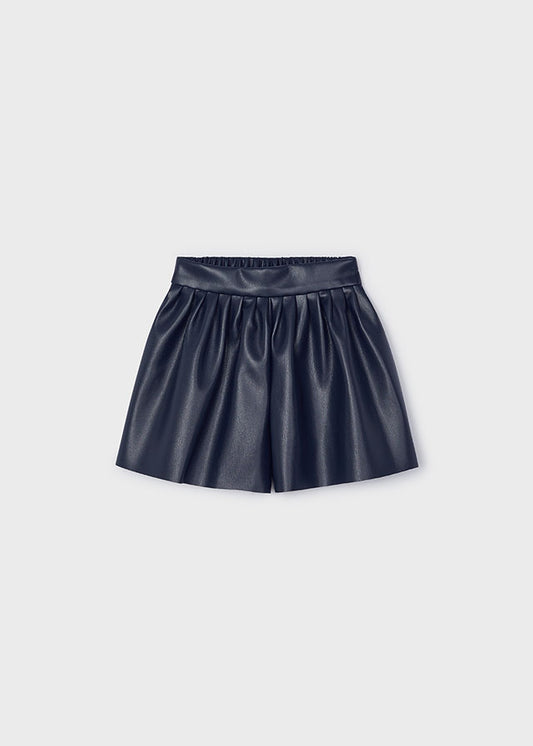 Falda-short polipiel niña