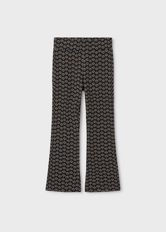 Legging jacquard acampanado chica