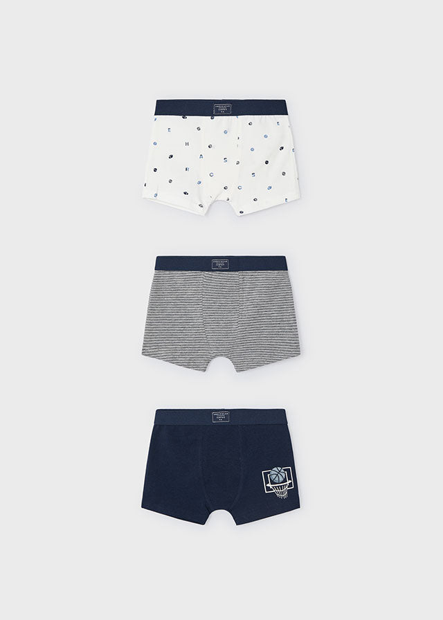 set 3 boxers niño