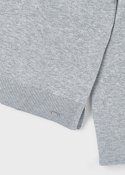 Blusa cuello alto básico niña