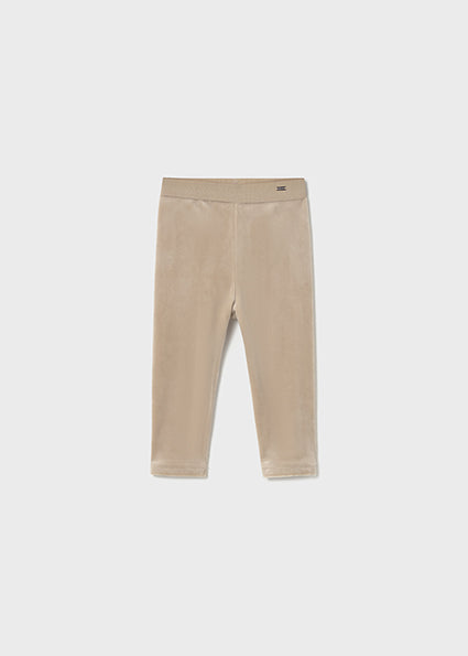 Legging básico terciopelo bebé