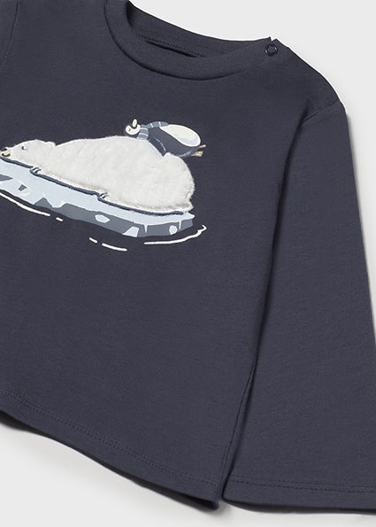 Playera aplique bebé