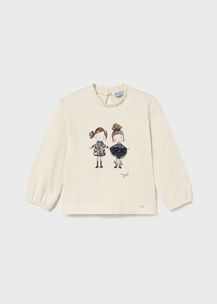 Playera aplique bebé