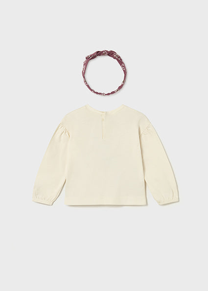 Playera con diadema bebé