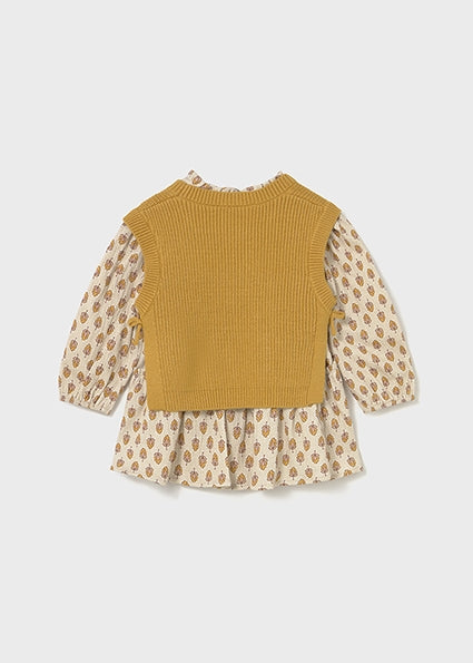 Vestido con chaleco bebé