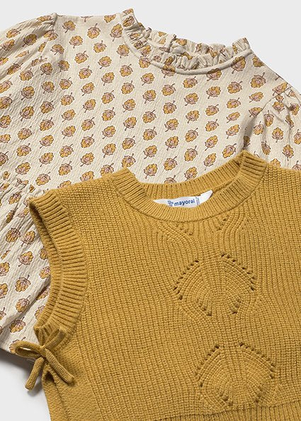 Vestido con chaleco bebé