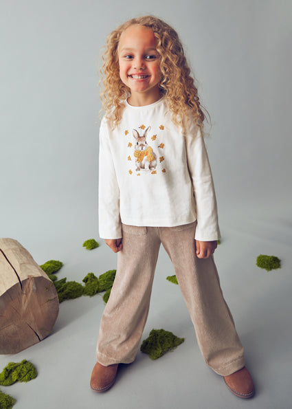 Playera serigrafía niña