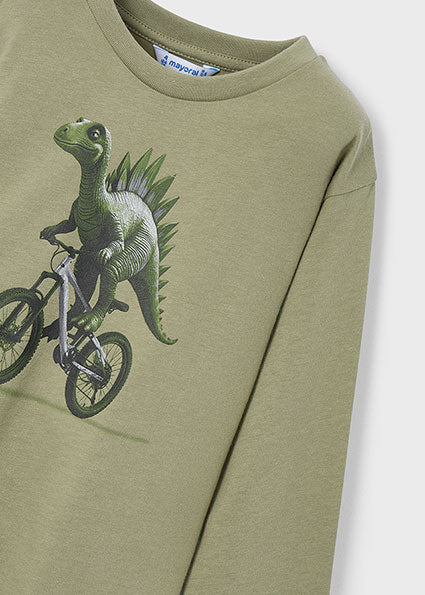 Playera dinosaurio niño
