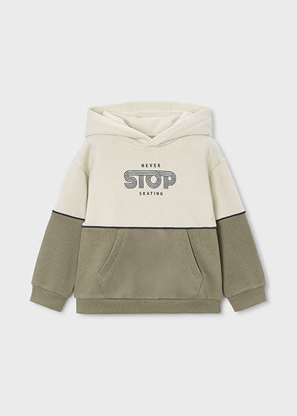 Sudadera contraste niño