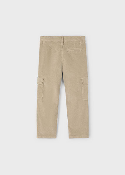 Pantalón cargo pana niño