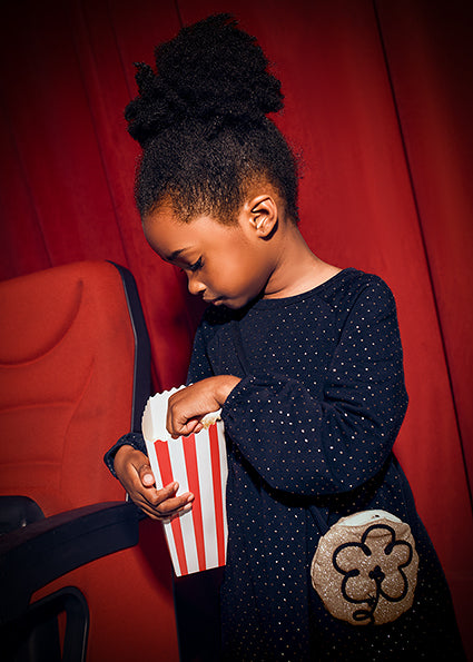 Vestido felpa con bolsa niña