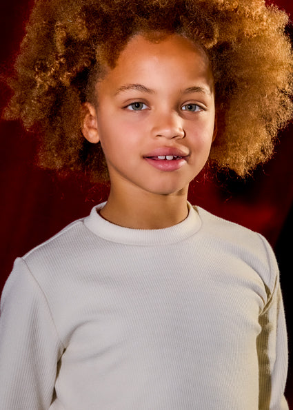 Playera pétalos chica