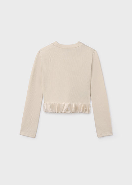 Playera pétalos chica