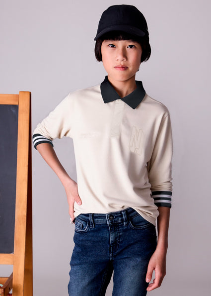 Polo contrastes chico