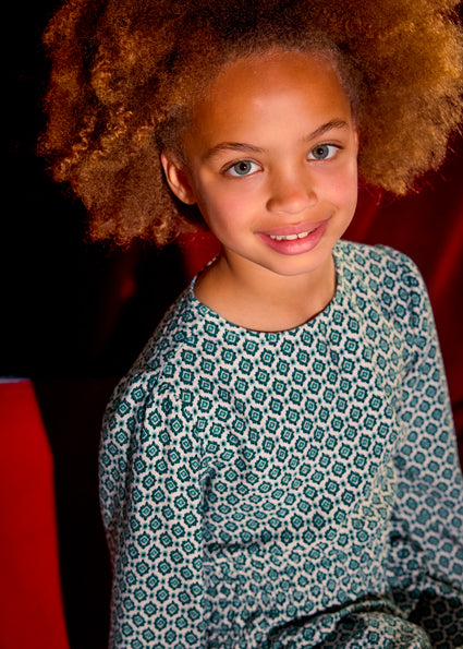 Blusa estampada chica