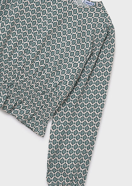 Blusa estampada chica
