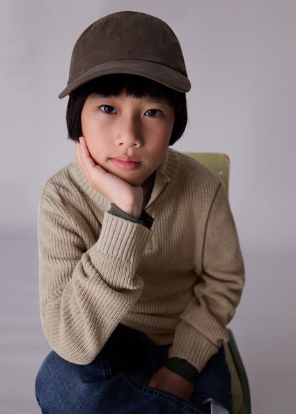 Suéter cuello cremallera chico