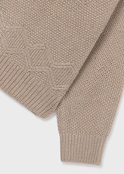 Suéter hilo metalizado chica