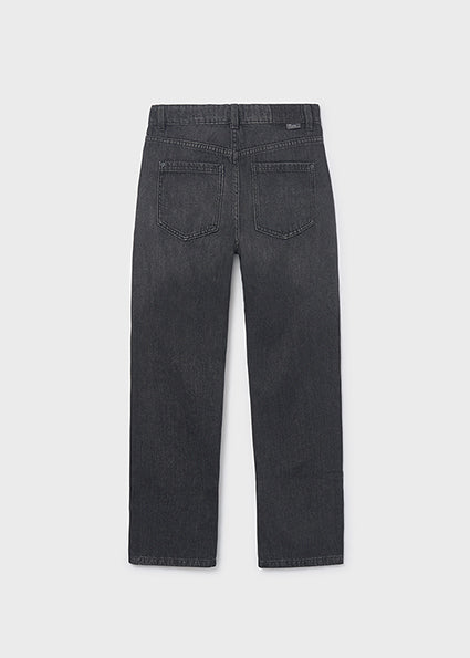 Pantalón de mezclilla holgado chica