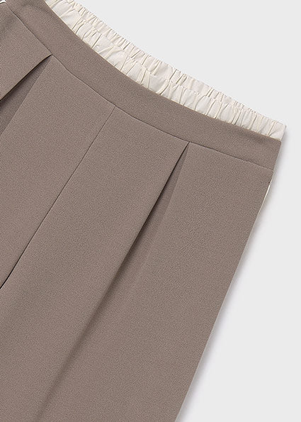 Pantalón cintura doble chica