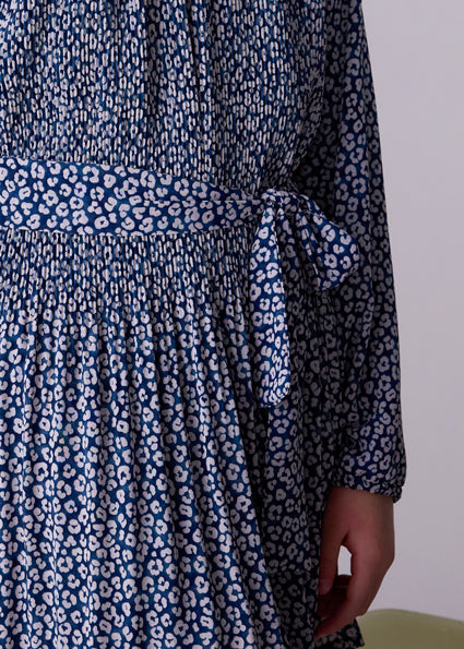 Vestido estampado chica