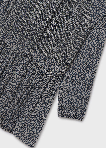 Vestido estampado chica