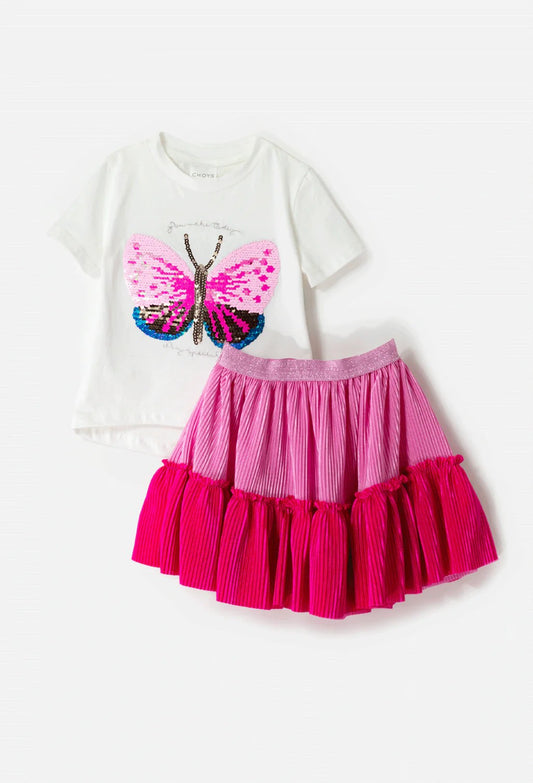 Conjunto de falda para niña