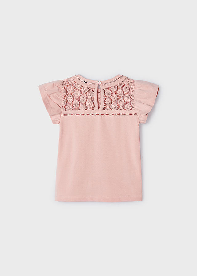 Playera guipur Better Cotton niña