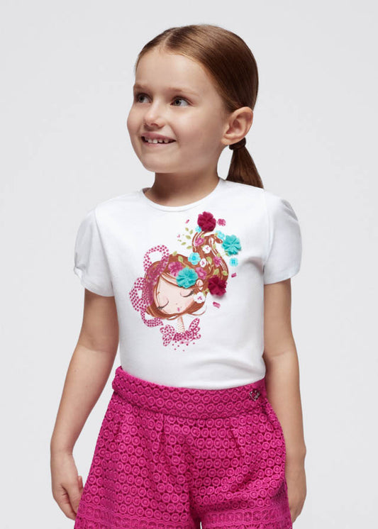 Playera estampada Better Cotton niña