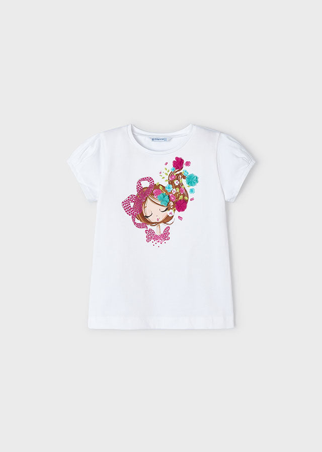 Playera estampada Better Cotton niña