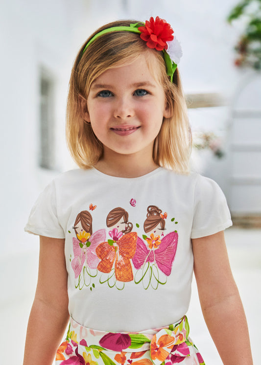 Playera estampada Better Cotton niña