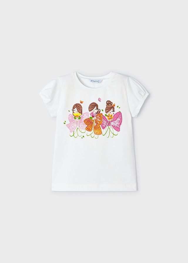 Playera estampada Better Cotton niña