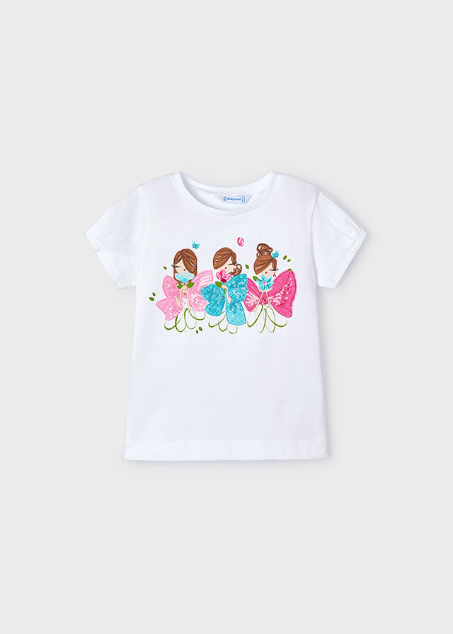 Playera estampada Better Cotton niña