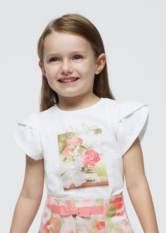 Playera estampada niña